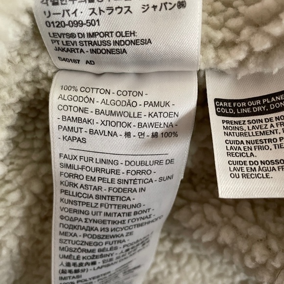 Levis Sherpa denim jacket size large women - Picture 11 of 11